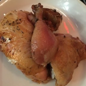 Gluten-free chicken from Rotisserie Georgette